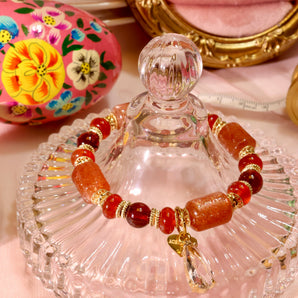 Peranakan Hues - Ang Ku Kueh Bracelet