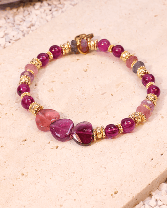 Rainbow Gems Heart - #02 Bracelet