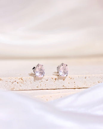 Xmas Exclusive - #2 Rose Quartz Earring - Acrysty Co.
