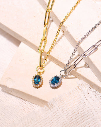 Xmas Exclusive - #4 London Blue Topaz Necklace