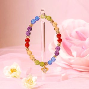 Intention 6mm Lotus of Love - Vijaya Lakshmi (Victory Lakshmi) Bracelet