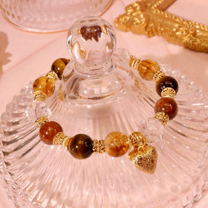 INTENTION GLAM 10MM - Wealth & Motivation Bracelet