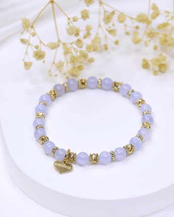 [ACD] Blue Chalcedony Bracelet