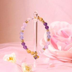 Intention 6mm Lotus of Love - Adi Lakshmi (Primeval Lakshmi) Bracelet