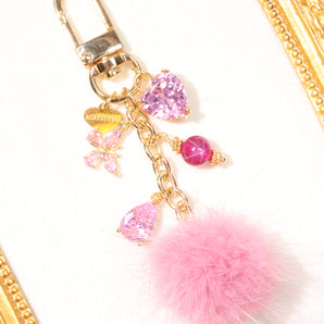 Pretty In Pink - Ancharm × Fluffy Rosé Bag Charm