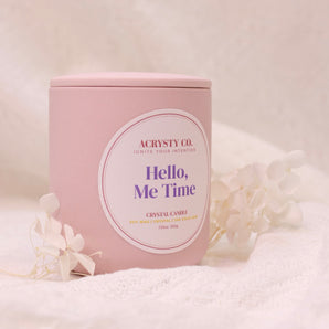 Crystal Intention Candle - Hello, Me Time! (200g)
