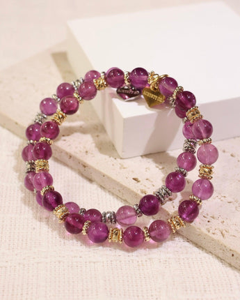 [ACD] Magenta Fluorite Bracelet