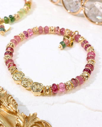 Candy Macaron - Pink Rose Bracelet