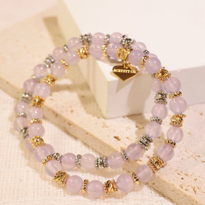 [ACD] Purple Chalcedony Bracelet