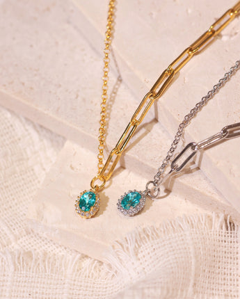 Xmas Exclusive - #4 Green Topaz Necklace - Acrysty Co.