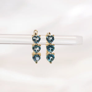 Xmas Exclusive - #8 London Blue Topaz Earring - Acrysty Co.