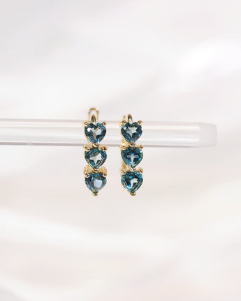 Xmas Exclusive - #8 London Blue Topaz Earring - Acrysty Co.
