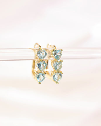 Xmas Exclusive - #8 Aquamarine Earring - Acrysty Co.