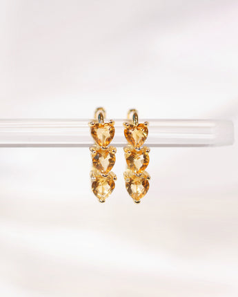 Xmas Exclusive - #8 Citrine Earring - Acrysty Co.