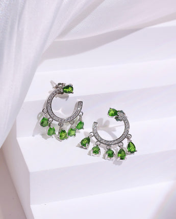 Xmas Exclusive - #9 Diopside Earring - Acrysty Co.