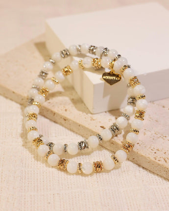 [ACD] White Conch Bracelet